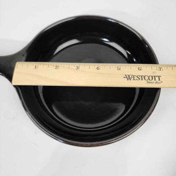 Dr Mercola Healthy Chef Small 6 1/2 Inch Open Skillet Black Ceramic Stovetop - Picture 5 of 6